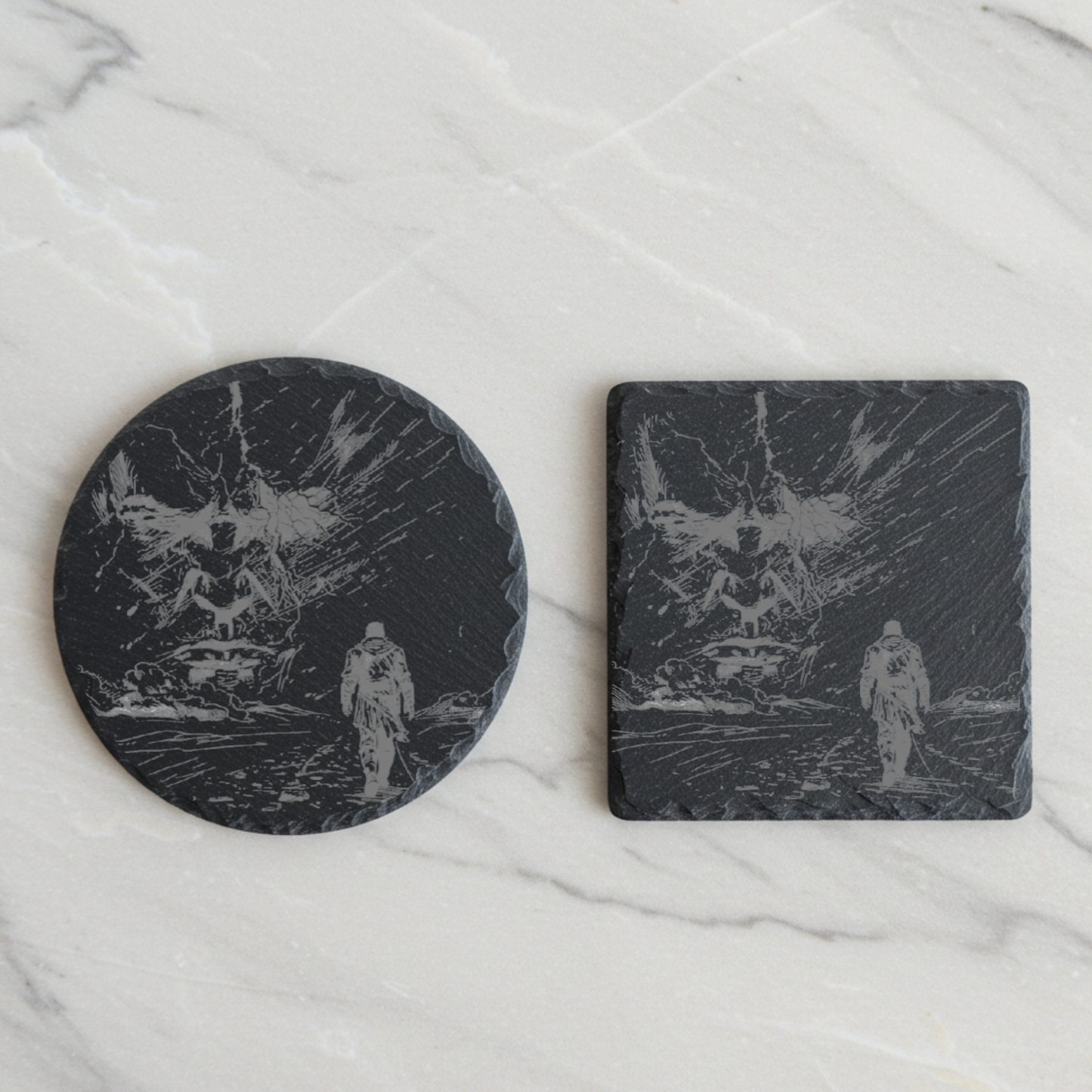 'Stormfather' Engraved Slate Coaster